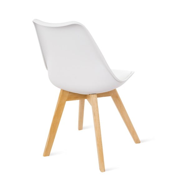 Set di 2 sedie bianche con gambe in faggio Retro - Bonami Essentials-image-3