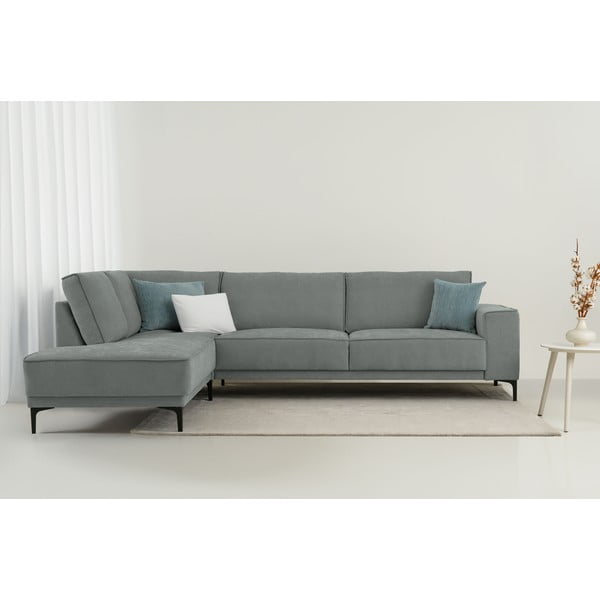 Divano angolare in grigio scuro (con penisola a sinistra) Copenhagen – Scandic-image-1
