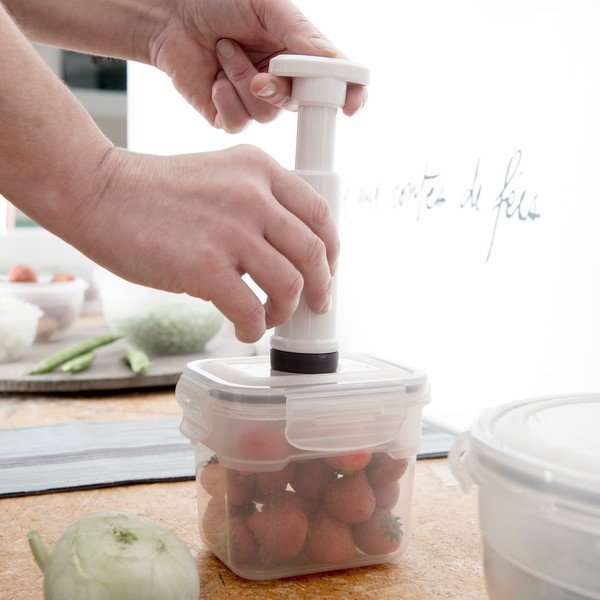 Set di 4 scatole per alimenti e pompa per il vuoto Flavia - Compactor-image-1