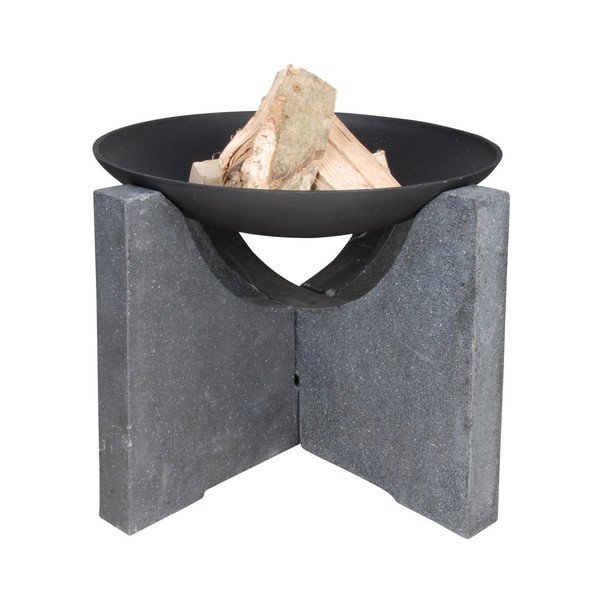 Ohniště s granitovým podstavcem Esschert Design, ⌀ 68 cm