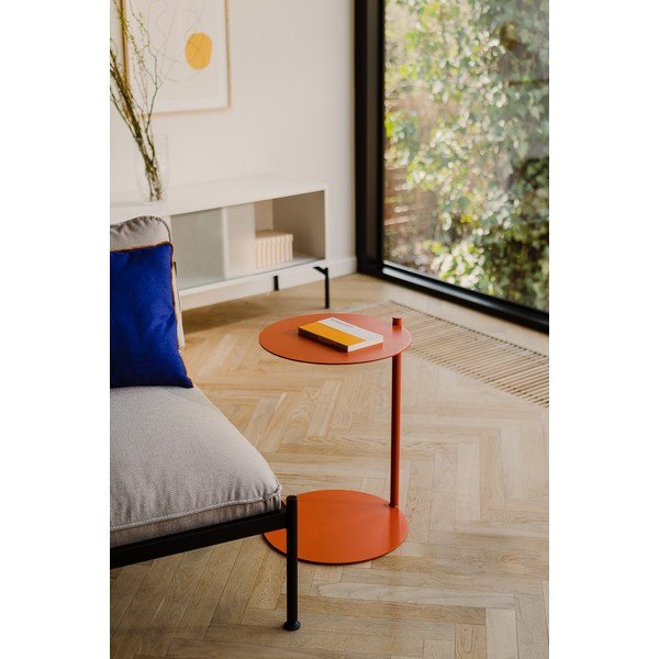 Tavolino rotondo in acciaio 41x40 cm Ande – noo.ma-image-1