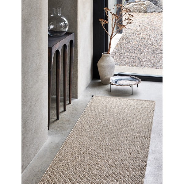 Tappeto da interno/esterno color crema 85x160 cm Effi Mud – Pappelina-image-3