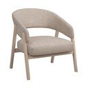 Poltrona beige/colore naturale chiaro Barnaby – Rowico