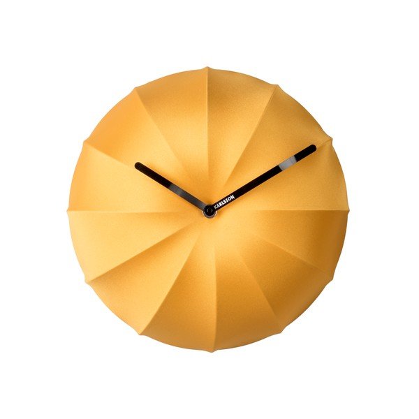 Orologio da parete giallo , ø 40 cm Stretch - Karlsson