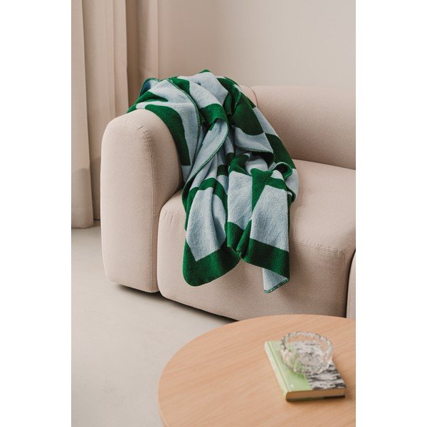 Coperta verde/blu 150x200 cm Gilli – noo.ma-image-1