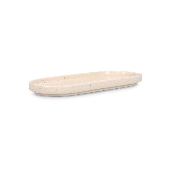 Piatto da portata beige in porcellana Fika – ONA-image-2