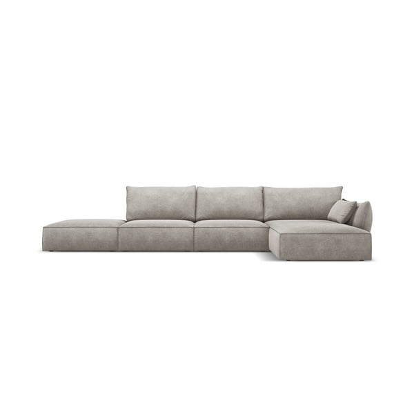 Divano angolare grigio chiaro (angolo destro) Vanda - Mazzini Sofas