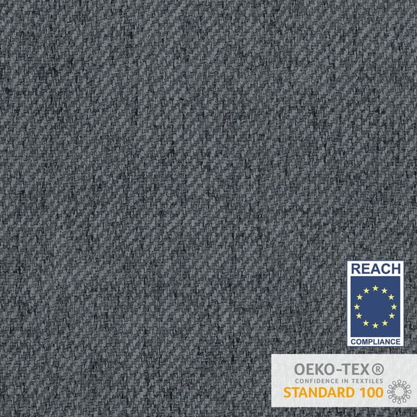 Letto boxspring grigio con contenitore 140x200 cm Imagine - Maison de Rêve-image-1