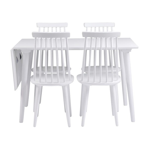 Tavolo da pranzo bianco Lotte Leaf, 120 x 80 cm Lotta - Rowico-image-4