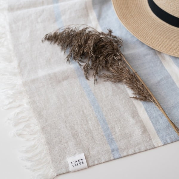 Telo mare in lino 140x170 cm Allure Stripe - Linen Tales-image-4