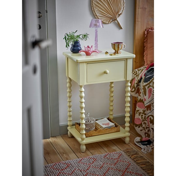 Comodino giallo chiaro Salino – Bloomingville-image-1