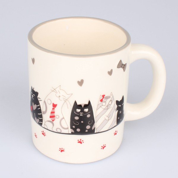 Keramický hrnek Dakls Cats, 380 ml