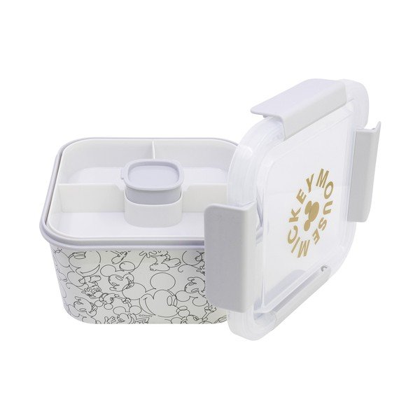 Portapranzo per bambini bianco in plastica Mickey Mouse – STOR-image-3