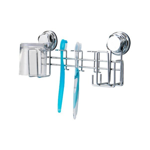 Nástěnný držák na zubní kartáčky Compactor Bestlock