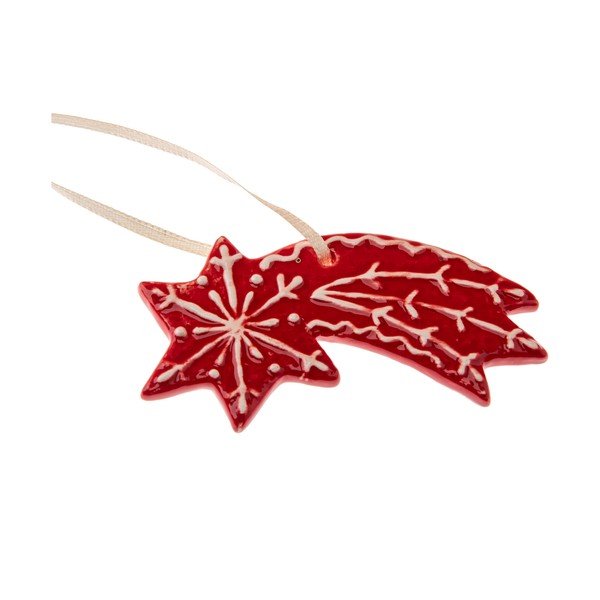Decorazione per albero di natale in ceramica 9 cm Gingerbread Comet – Dakls