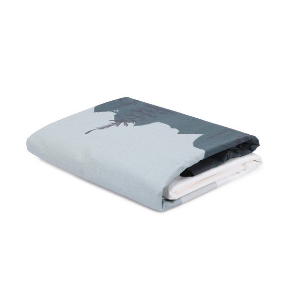 Biancheria da letto singola in cotone Ranforce Bianco, 140 x 200 cm Eyelash - Mijolnir-image-2