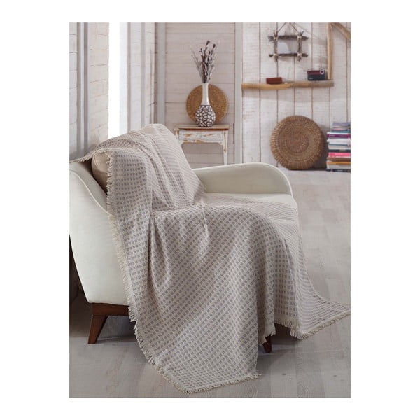 Coperta in cotone biologico Ofossas, 170 x 230 cm Çizgili - Mijolnir