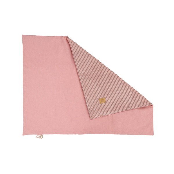 Coperta per bambini rosa in velluto a coste 100x77 cm – Meowbaby-image-1