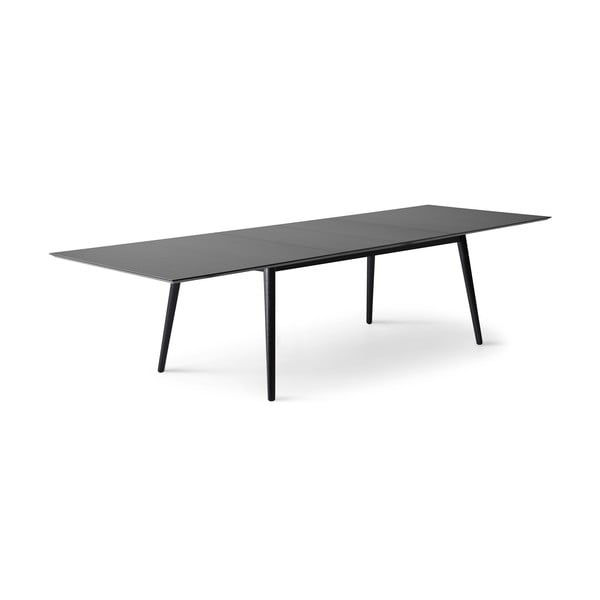 Tavolo da pranzo pieghevole nero con piano nero 90x165 cm Meza - Hammel Furniture-image-3