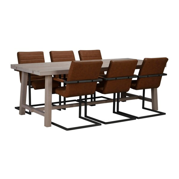 Tavolo da pranzo in rovere laccato opaco , 220 x 95 cm Brooklyn - Rowico-image-4