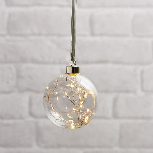 Decorazione luminosa con motivo natalizio ø 10 cm Glow - Star Trading-image-1