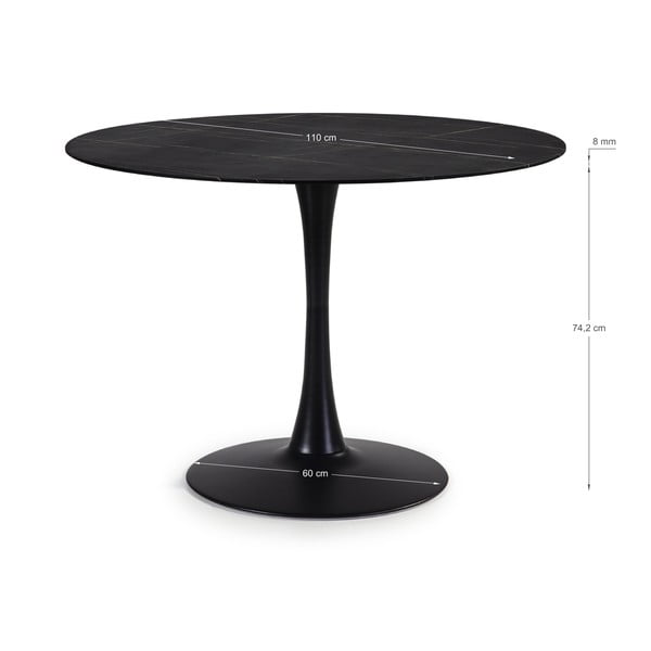 Tavolo da pranzo rotondo ø 110 cm Ada - Marckeric-image-3