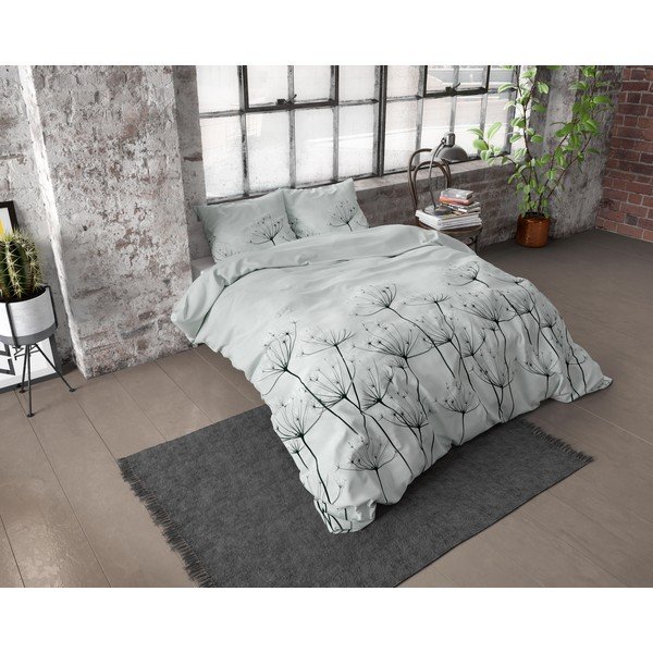 Biancheria da letto in flanella grigia per letto matrimoniale Jaelyn, 200 x 220 cm - Dreamhouse-image-2