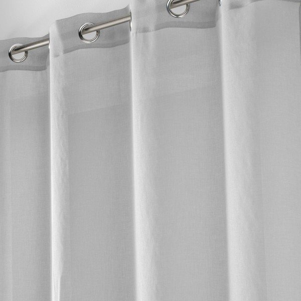 Tenda in voile grigio 140x240 cm Sandra - douceur d'intérieur-image-1