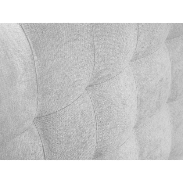 Letto boxspring grigio chiaro con contenitore 160x200 cm Jade - Mazzini Beds-image-1