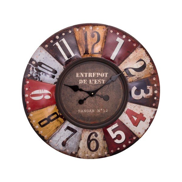 Orologio da parete Pendule Multicolore, ⌀ 70 cm - Antic Line