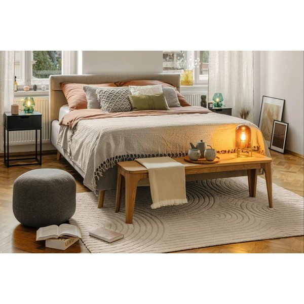 Tappeto color crema 160 x 230 cm Yen One - Universal-image-1
