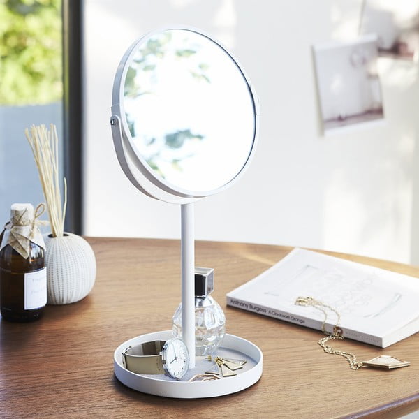 Specchio cosmetico ø 17,5 cm Tower - YAMAZAKI-image-1