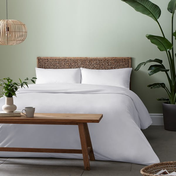 Biancheria da letto bianca 200x200 cm So Soft - Catherine Lansfield-image-1