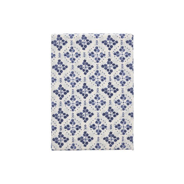 Biancheria da letto in cotone bianca e blu per letto singolo 140x200 cm Heirloom - Södahl-image-3