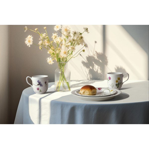 Tazza bianca in porcellana 330 ml Hammershøi Summer – Kähler Design-image-4