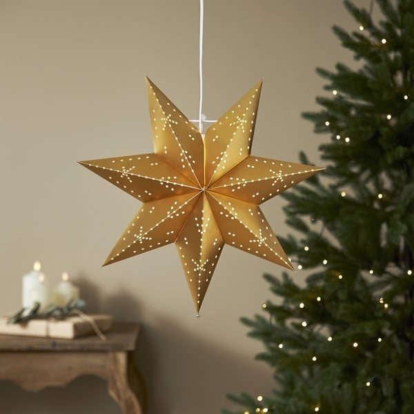 Decorazione luminosa natalizia di colore oro ø 45 cm Classic - Star Trading