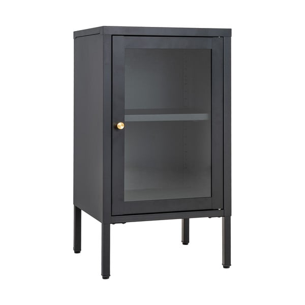 Vetrina in metallo nero 38x70 cm Dalby - House Nordic-image-1