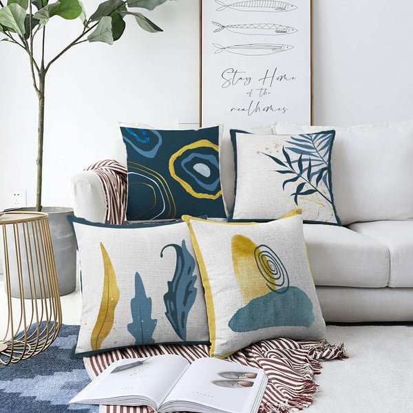 Federe in set da 4 43x43 cm - Mila Home-image-1