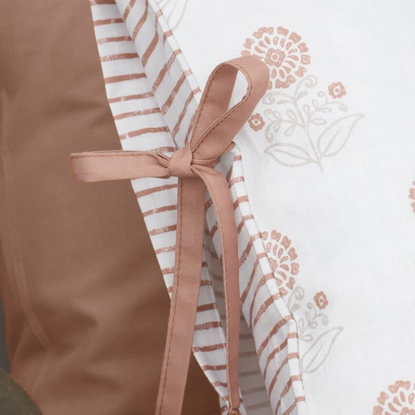 Biancheria da letto bianca per letto matrimoniale 200x200 cm Woodblock Floral – Pineapple Elephant-image-4