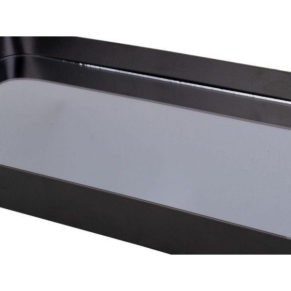 Vassoio nero con specchio fumé Rettangolo, larghezza 20 cm Mirage - PT LIVING-image-1