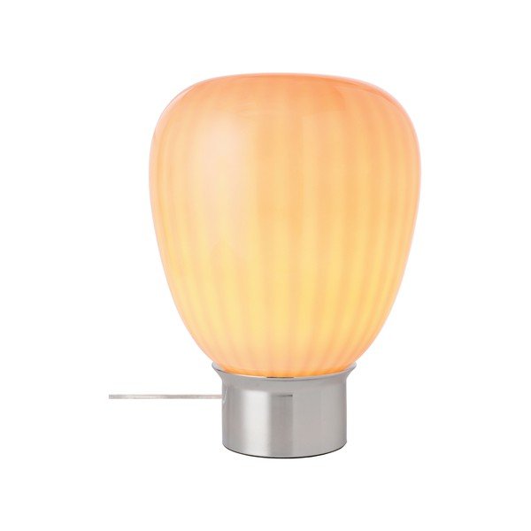 Lampada da tavolo rosa/color argento lucido in vetro (altezza totale 34 cm) Balloon – Ellos Home-image-4