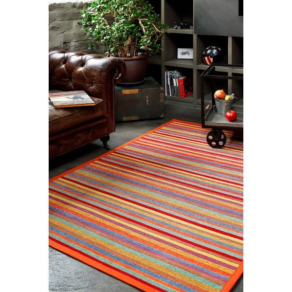 Tappeto arancione per bambini 160x100 cm Liiva - Narma-image-3
