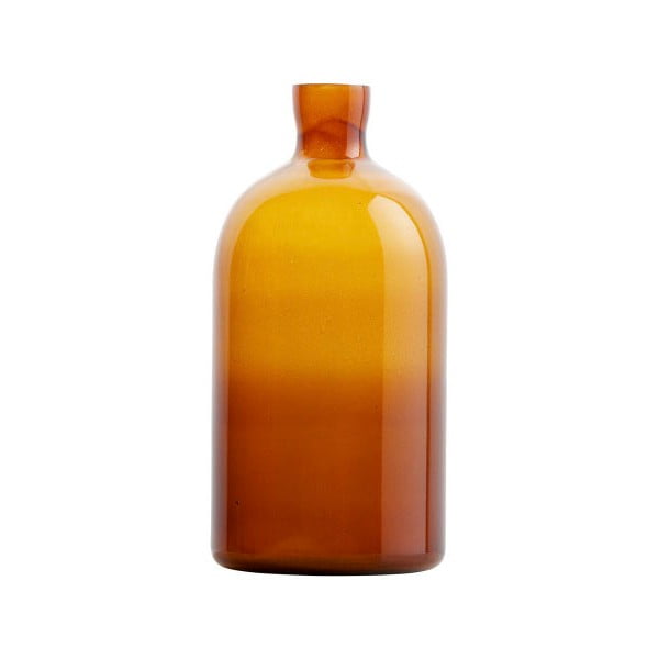 Vaso in vetro arancione scuro Chimica, altezza 30 cm - BePureHome