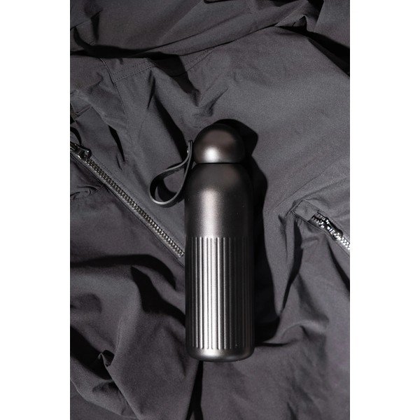 Bottiglia termica nera in acciaio inox 500 ml Tekla – Sagaform-image-1