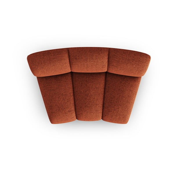 Divano componibile color mattone (solo con parte centrale) Lupine – Micadoni Home-image-2