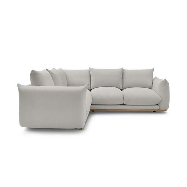 Divano angolare in grigio chiaro Ernest – Bobochic Paris-image-3