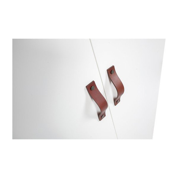 Armadio bianco Brock, larghezza 84 cm - WOOOD-image-4