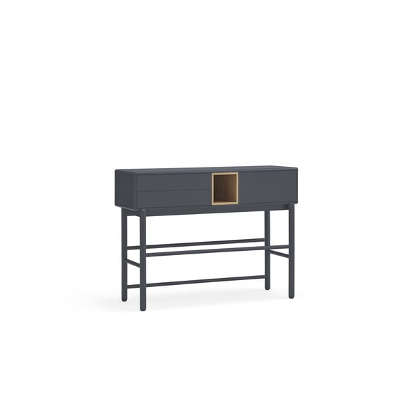 Consolle grigio scuro 35x120 cm Corvo - Teulat-image-2