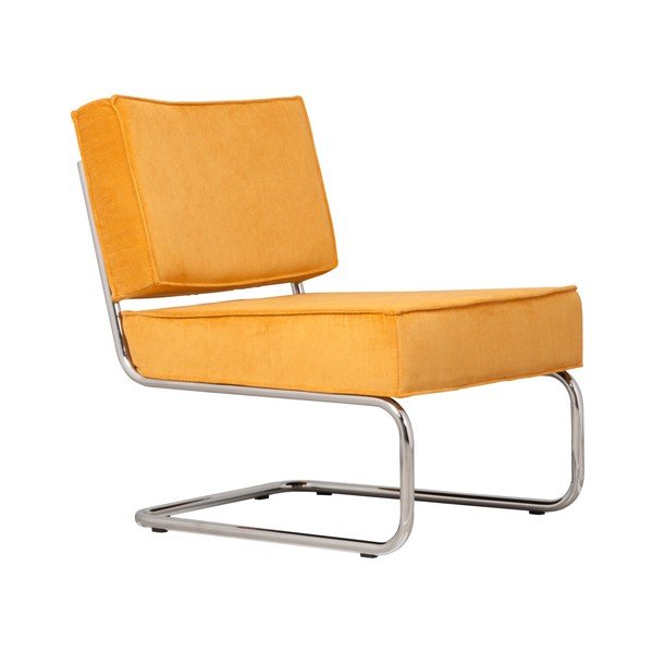 Poltrona gialla Rib - Zuiver