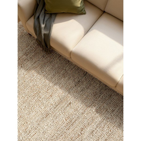 Tappeto beige tessuto a mano in misto lana 80x150 cm Peas - Villeroy&Boch-image-2